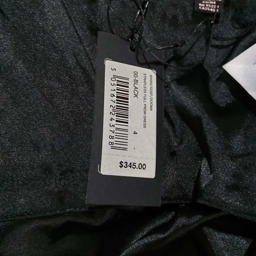 TED BAKER SILK STRAPLESS FIT AND FLARE DRESS SIZE 4 - Picture 9 of 9